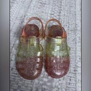 OshKosh B'gosh Glitter Jelly Sandals  Sz 7